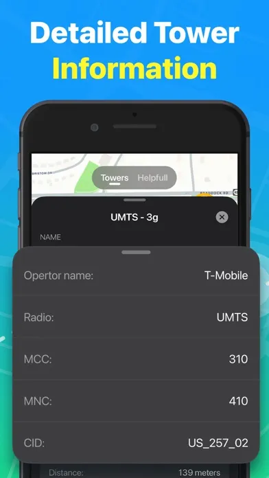 ภาพหน้าจอของ Cell Tower Locator & Map