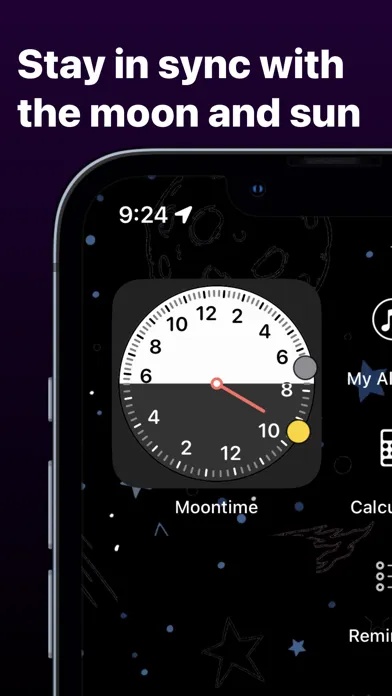Zrzuty ekranu Moontime - Lunar Clock Widget