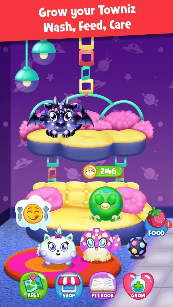 Capturas de tela do Towniz Pets - Grow Animals
