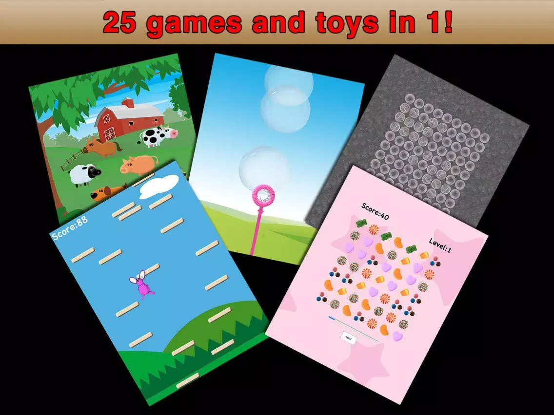 Toy Box - 25 FREE games iPad  स्क्रीनशॉट