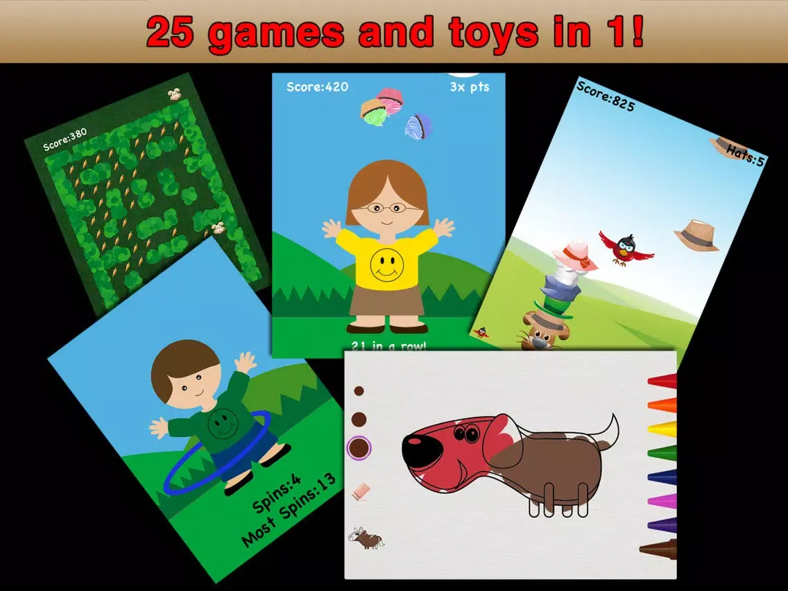 Toy Box - 25 FREE games iPad  स्क्रीनशॉट