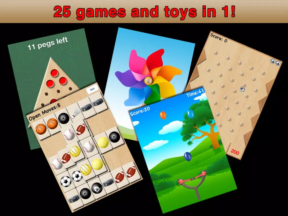 Toy Box - 25 FREE games iPad  स्क्रीनशॉट