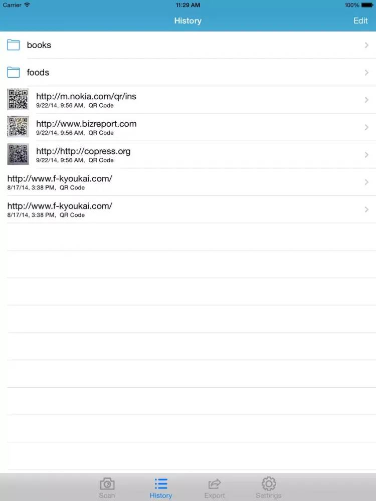 تصاویر FastScan - EAN/QR Code Reader iPad 