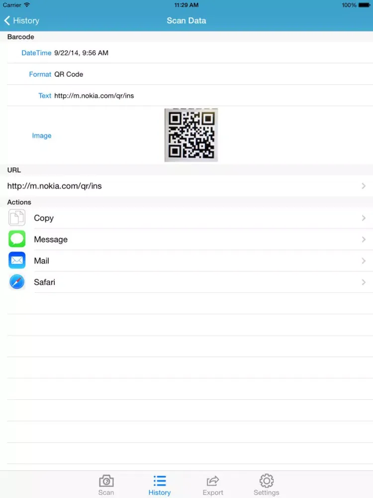 تصاویر FastScan - EAN/QR Code Reader iPad 