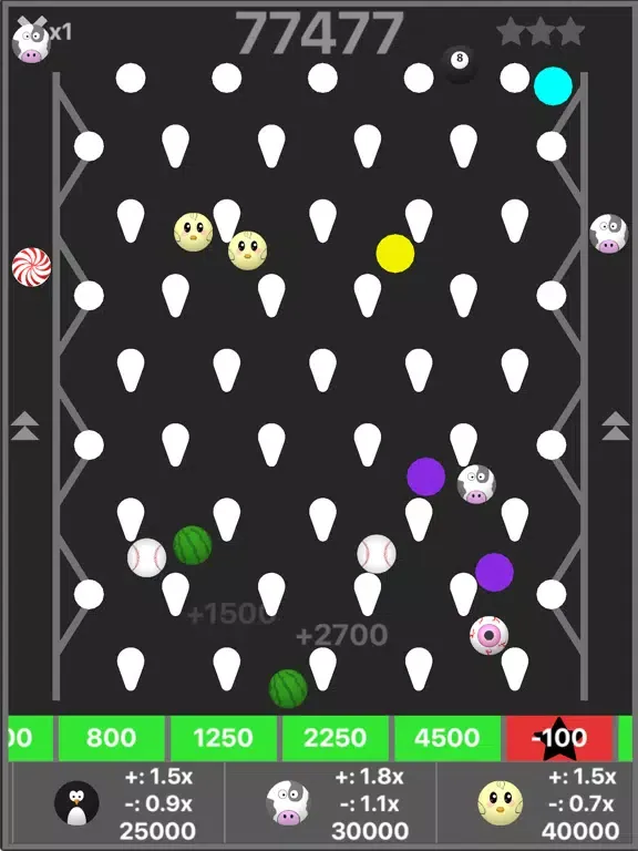 Capturas de tela do Pinball Wall iPad 
