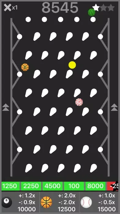 Capturas de tela do Pinball Wall