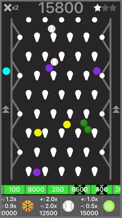 Capturas de tela do Pinball Wall