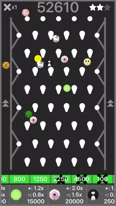 Capturas de tela do Pinball Wall