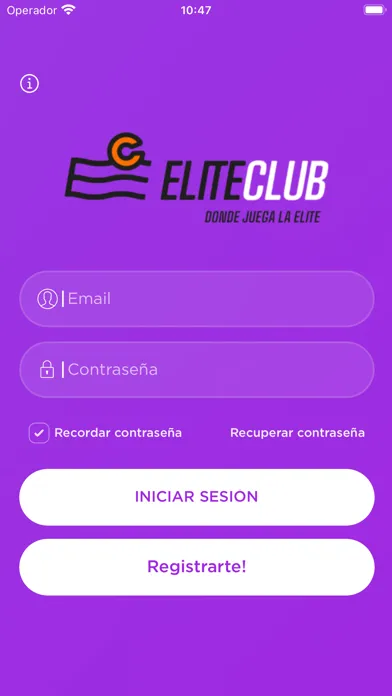 Capturas de tela do Elite Club Chile