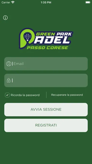 Screenshot di Green Park Padel
