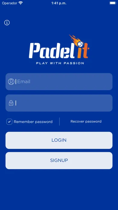 Screenshot di Padel It