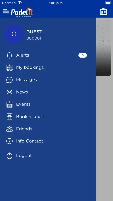 Screenshot di Padel It