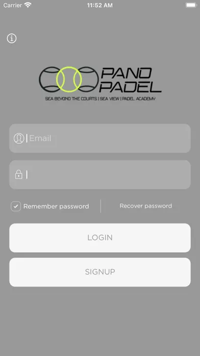 ภาพหน้าจอของ Pano Padel