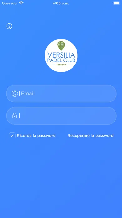 Zrzuty ekranu Versilia Padel Club