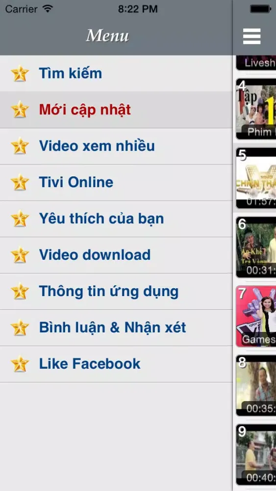 Capturas de tela do Giải Trí Việt
