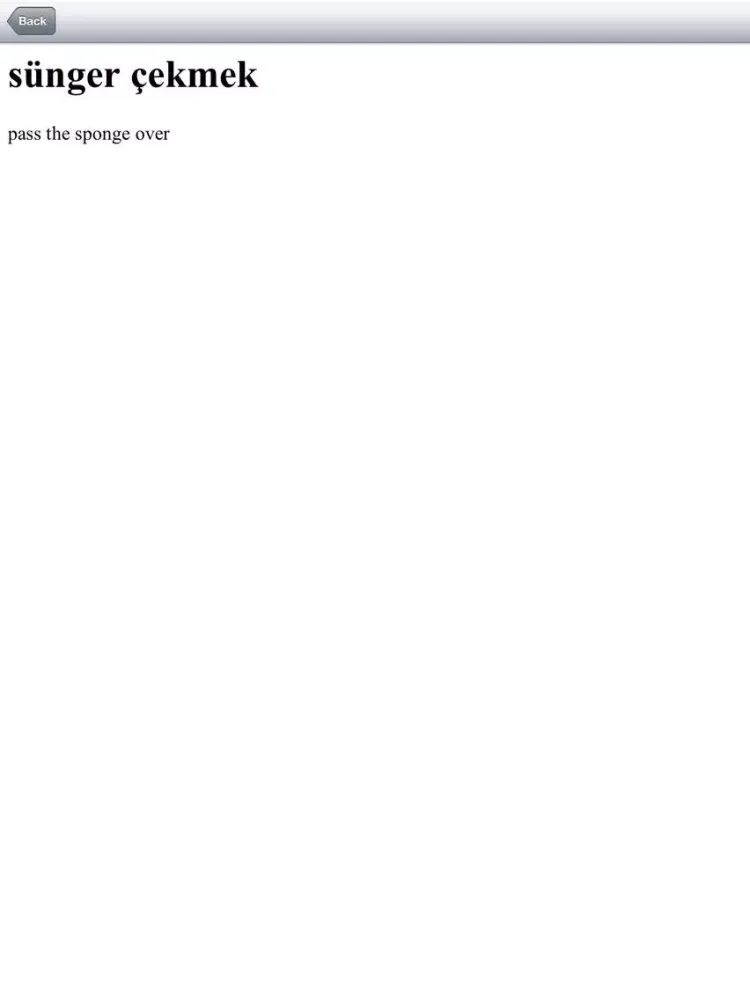 صور Offline Turkish English Dictionary Translator for Tourists, Language Learners and Students iPad 