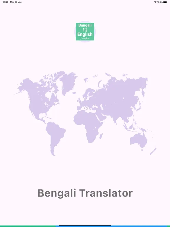 Bengali Translator - English iPad  Ekran Görüntüleri