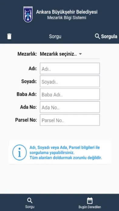 Capturas de pantalla de Abb Mezarlıklar Bilgi Sistemi