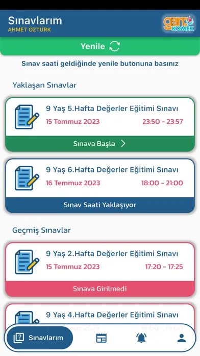 Genç KOMEK سکرین شاٹس
