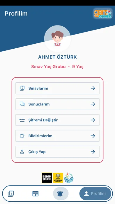 Genç KOMEK سکرین شاٹس