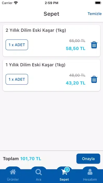 Boğatepe Süt Ürünleri应用截图