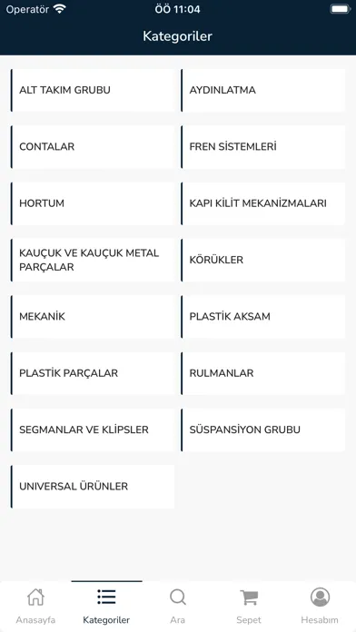 BSN OTOMOTİV Ekran Görüntüleri