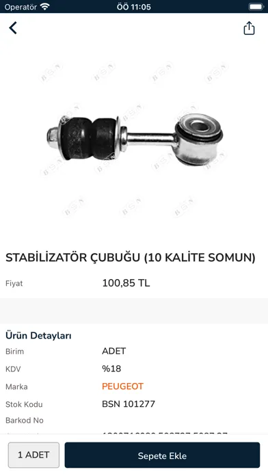 BSN OTOMOTİV Ekran Görüntüleri