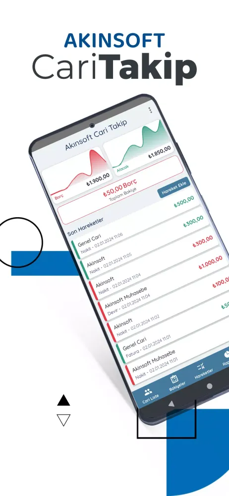 ภาพหน้าจอของ AKINSOFT CariTakip