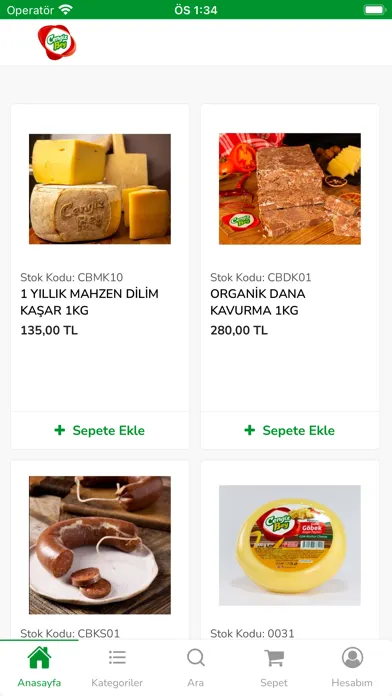 Cengiz Bey Süt Ürünleri سکرین شاٹس
