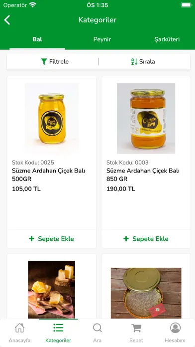 Cengiz Bey Süt Ürünleri سکرین شاٹس