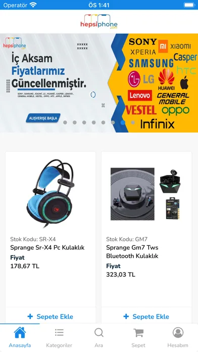 HepsiPhone سکرین شاٹس