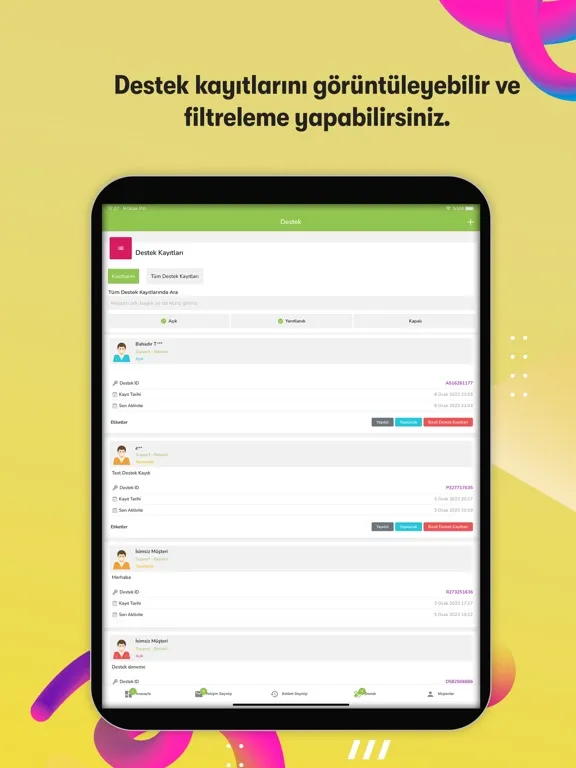Screenshot di LimonDesk iPad 