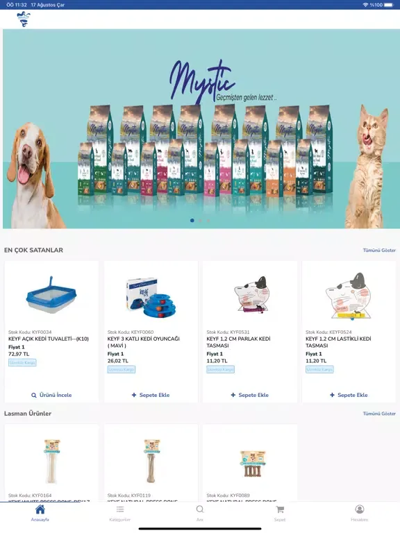 Mercan Pet iPad  Screenshots
