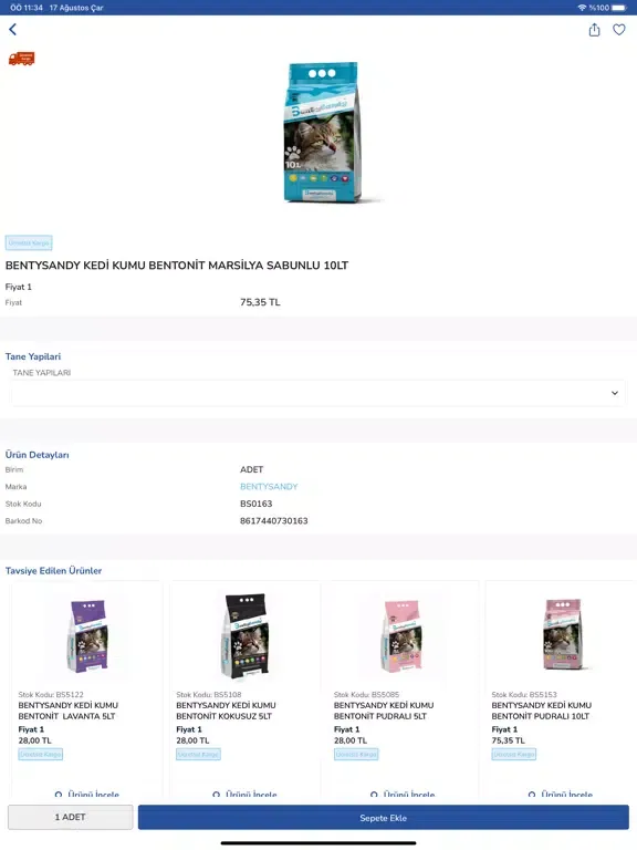 Mercan Pet iPad  Screenshots