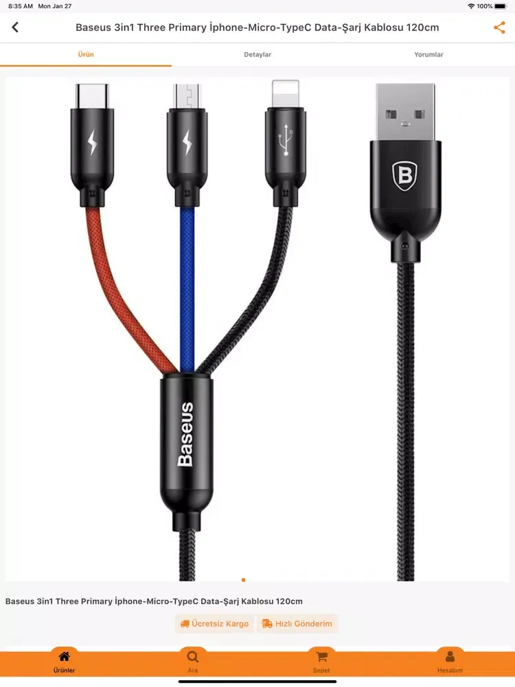 Metro Pazar iPad  Screenshots