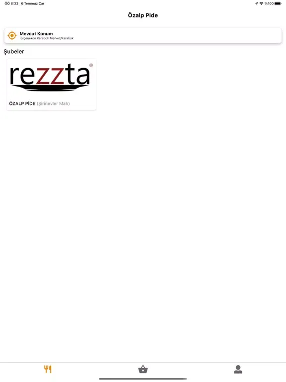 Özalp Pide iPad  স্ক্রিনশট