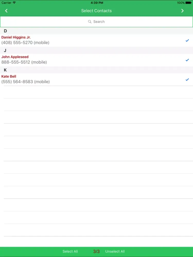 Group Msg Pro iPad  Screenshots