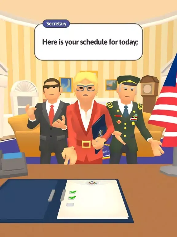 Tangkapan layar Best President 3D iPad 
