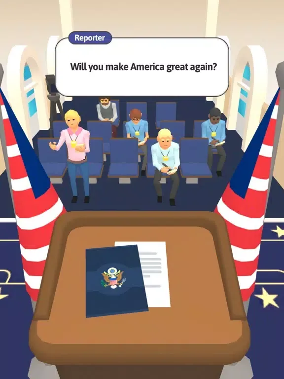 Tangkapan layar Best President 3D iPad 