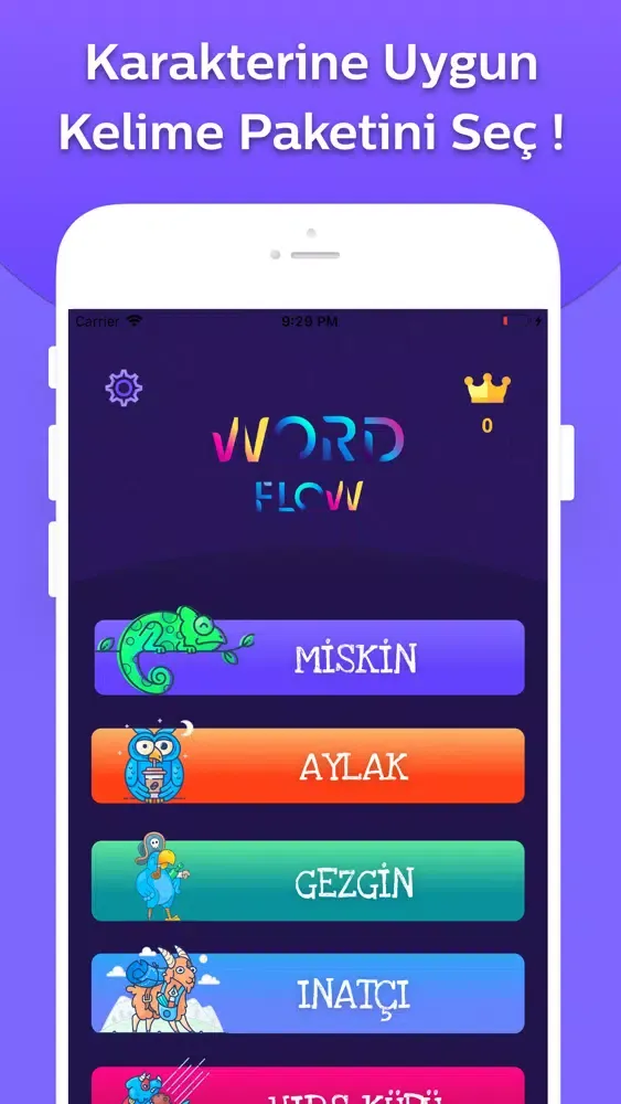 Screenshot di Wordflow - Sözcük Bulmaca