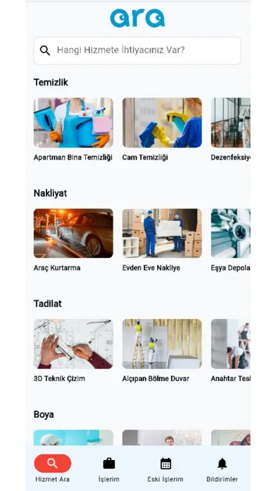 Capturas de pantalla de Ara Müşteri - Ara.com.tr