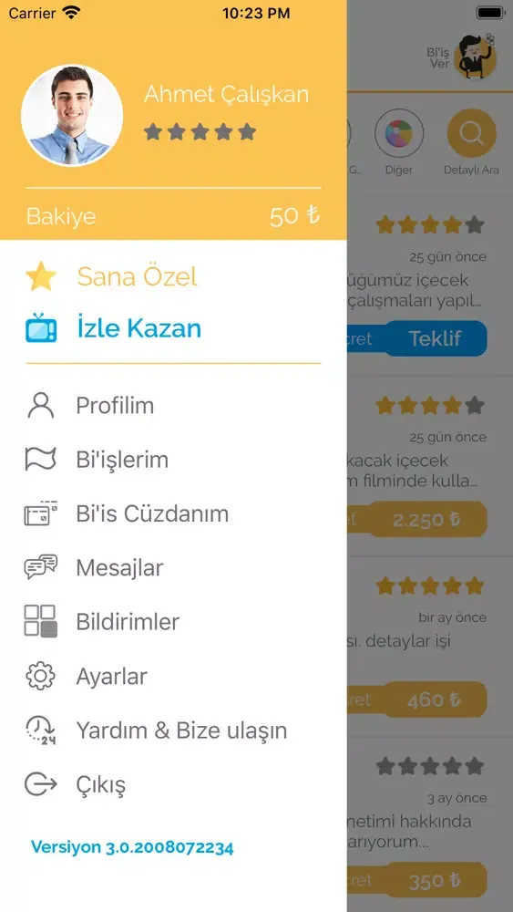 Capturas de pantalla de Biis - Herkese göre bi iş