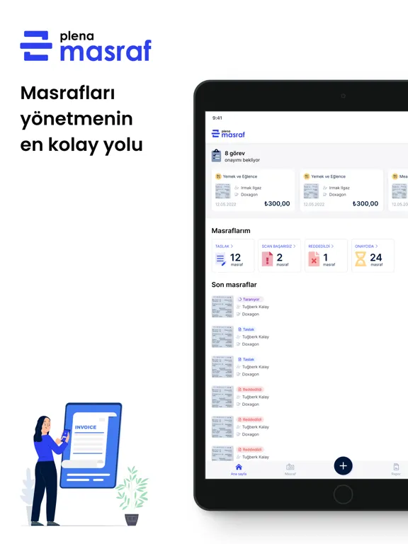 Plena Masraf iPad  Ekran Görüntüleri