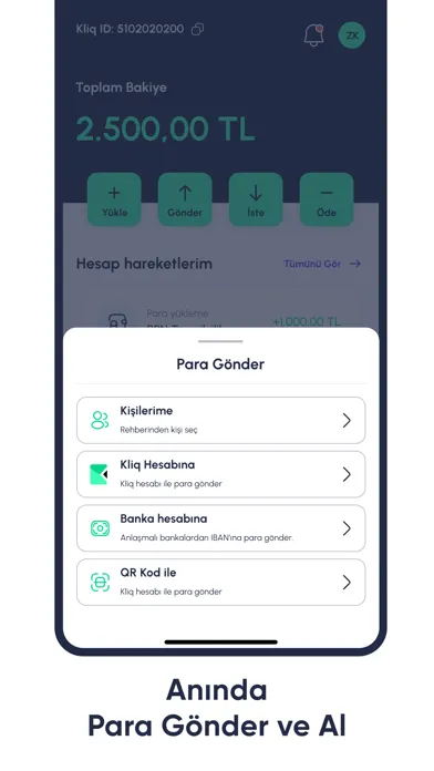 Скриншоты Kliq App