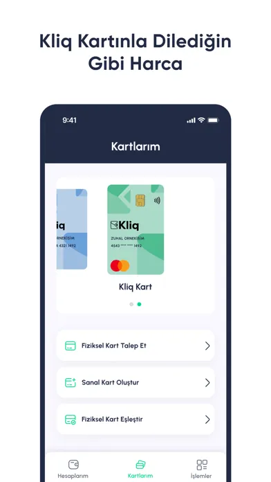 Скриншоты Kliq App