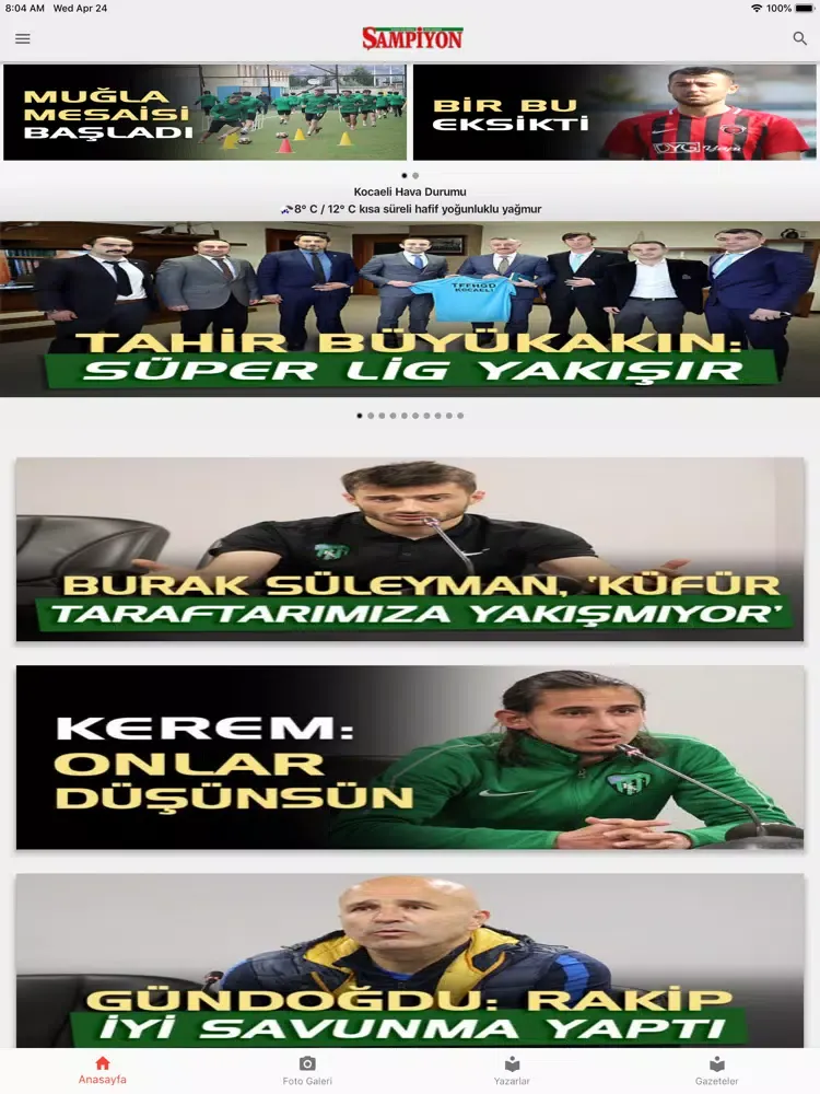 صور Şampiyon Çağdaş iPad 