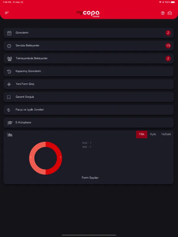 My Copa Teknik iPad  स्क्रीनशॉट