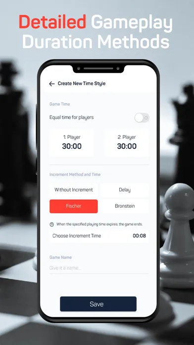 Modern Chess Clock Screenshots