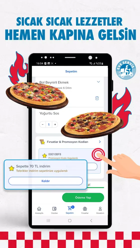 Captures d'écran de Domino's Pizza Turkey