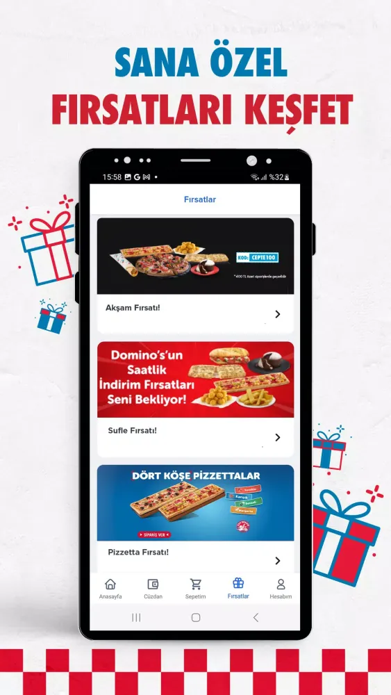 Captures d'écran de Domino's Pizza Turkey